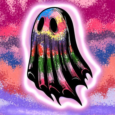 realistic creepy ghost