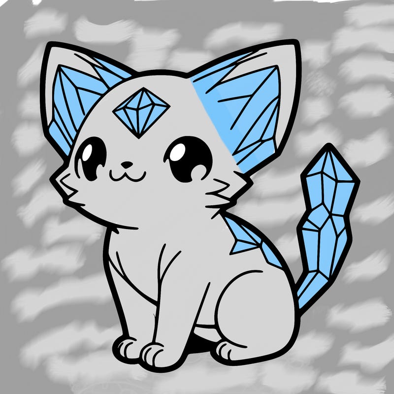 crystal kitten