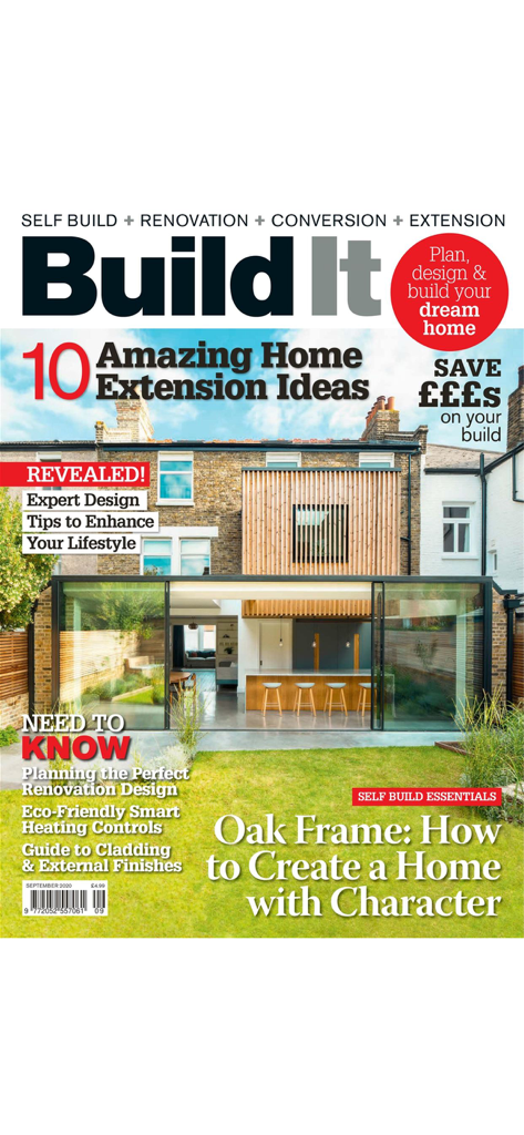 Build It Magazine - Build It Magazine cover featuring modern home extension ideas and renovation advice