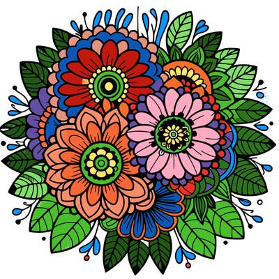 mandala flowers