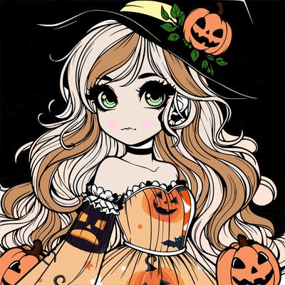 realistic girl halloween