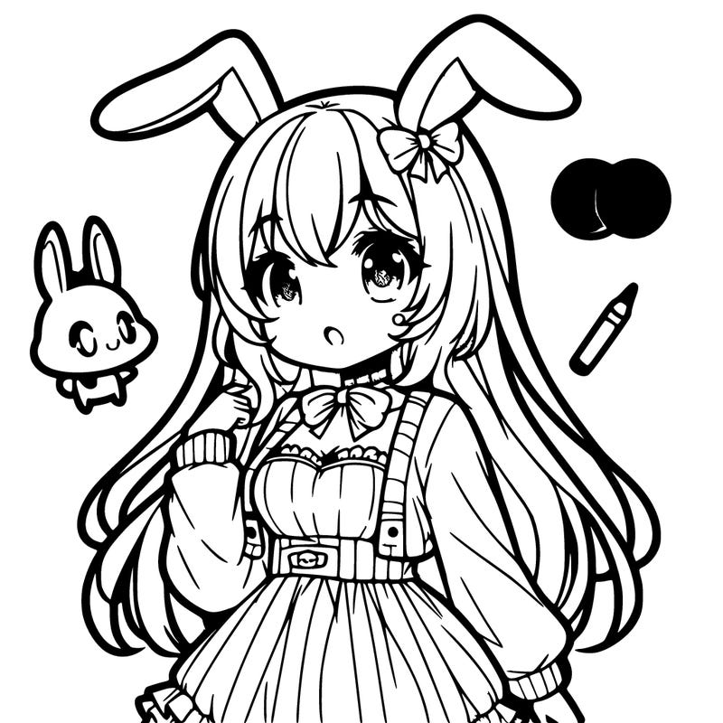 bunny anime girl