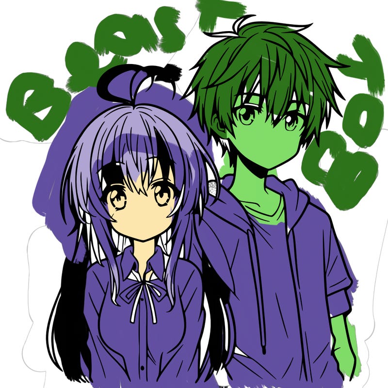 anime girl and boy