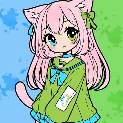 cat anime girl