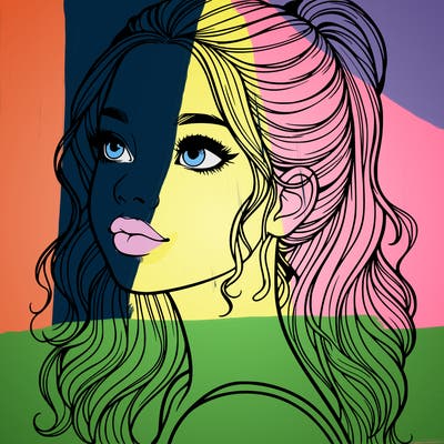 beautiful realistic girl