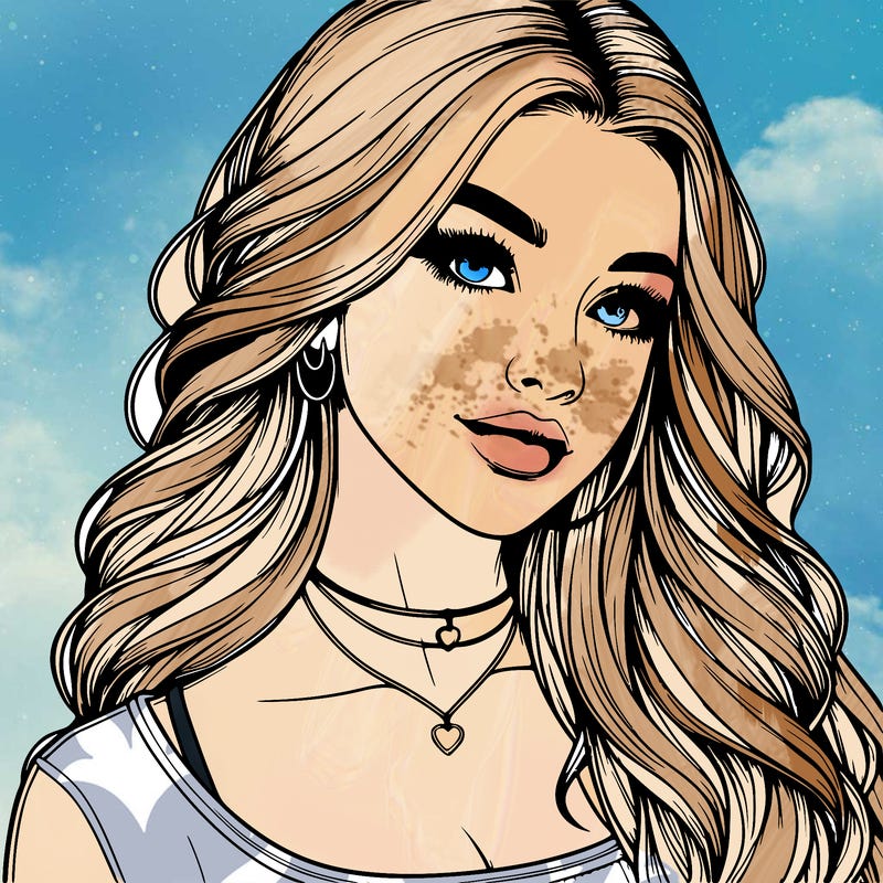 detailed realistic girl