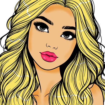 beautiful realistic girl