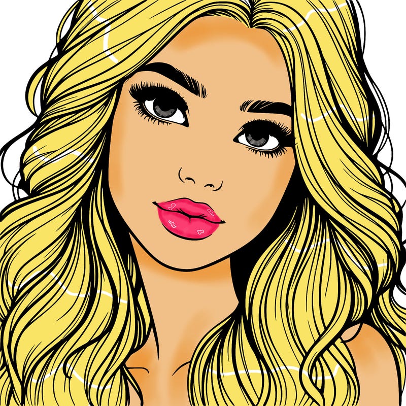 beautiful realistic girl