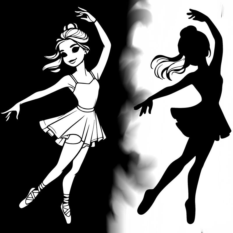 realistic girl dancer