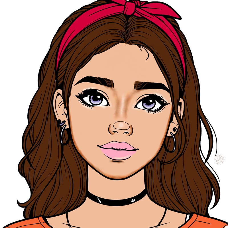 realistic teenage girl