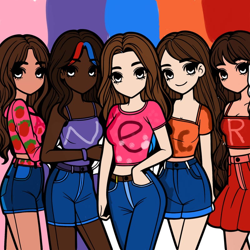 group of girls