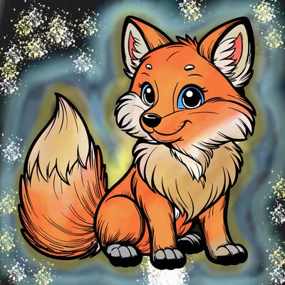 realistic fox