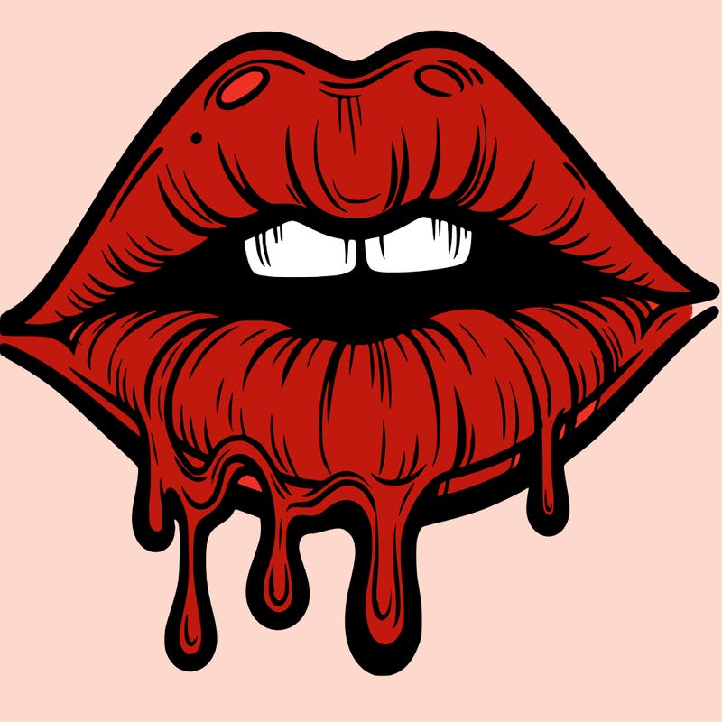 lips that look realistic and drip