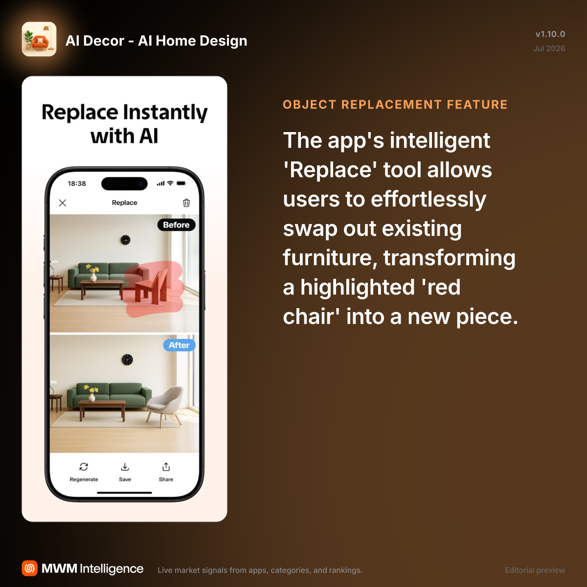 AI Decor - AI Home Design - Lifestyle App | MWM