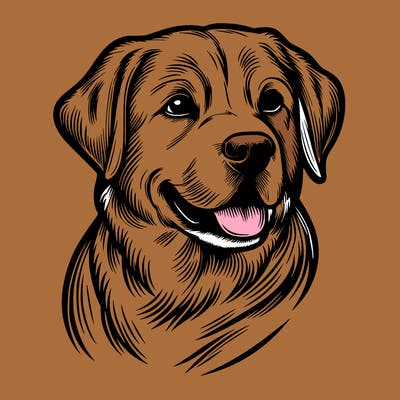 realistic dog