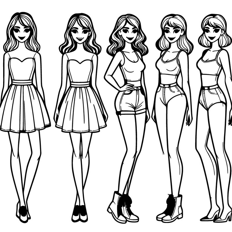 full body detailed woman