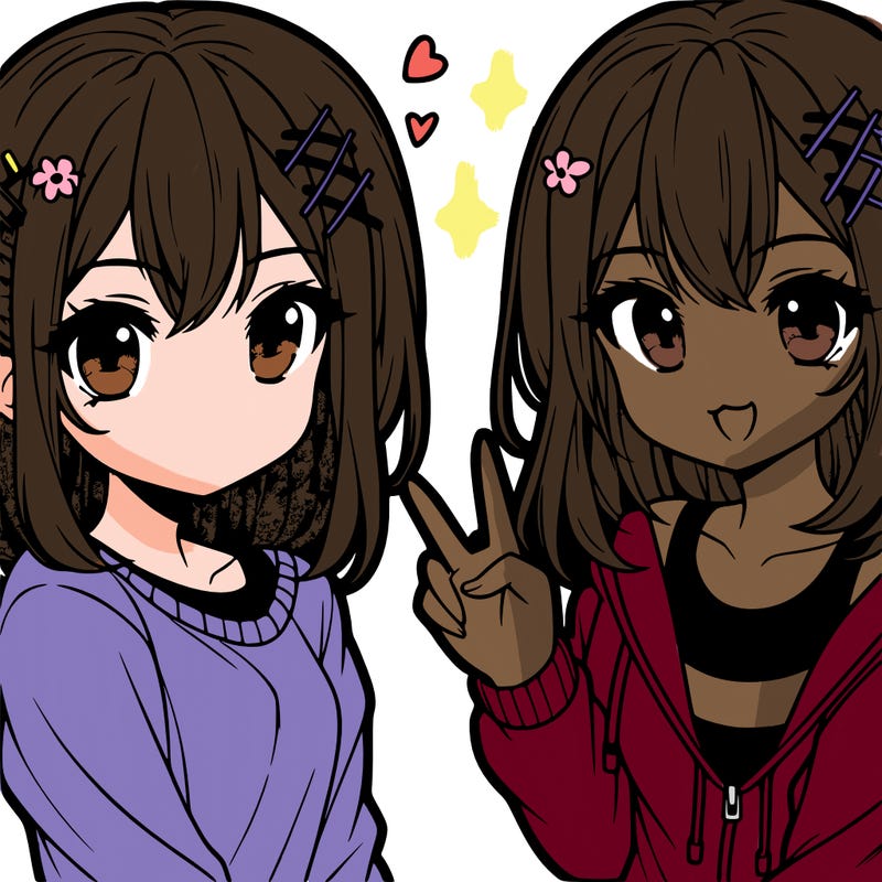 cute anime teen girl