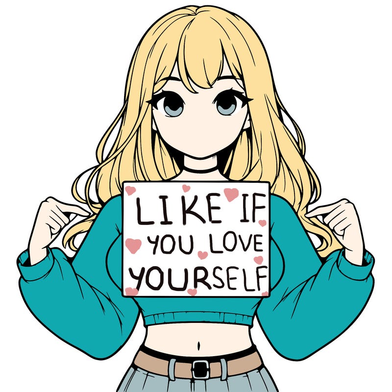 girl holding a blank sign in a long sleeve crop top