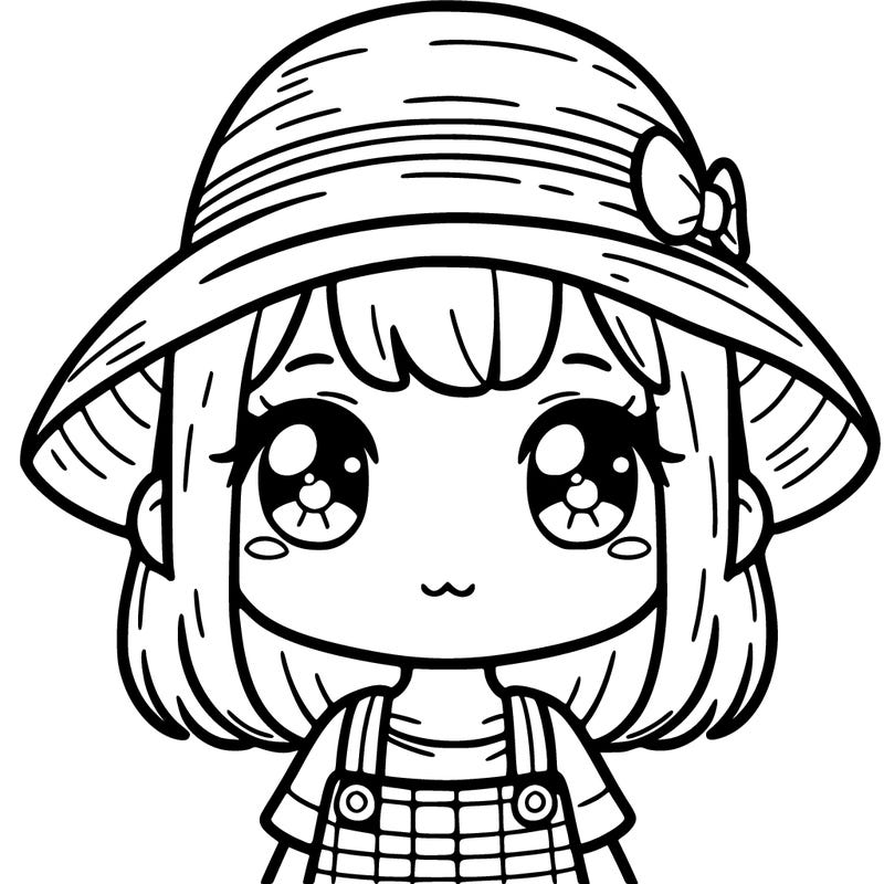 girl with hat