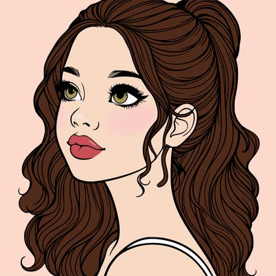 beautiful realistic girl