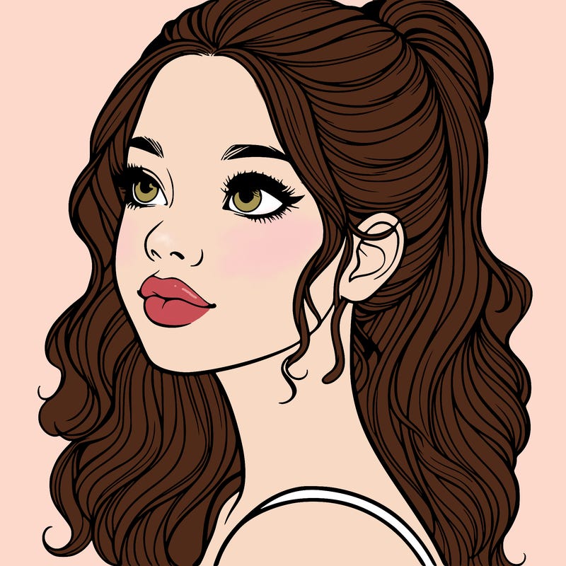 beautiful realistic girl