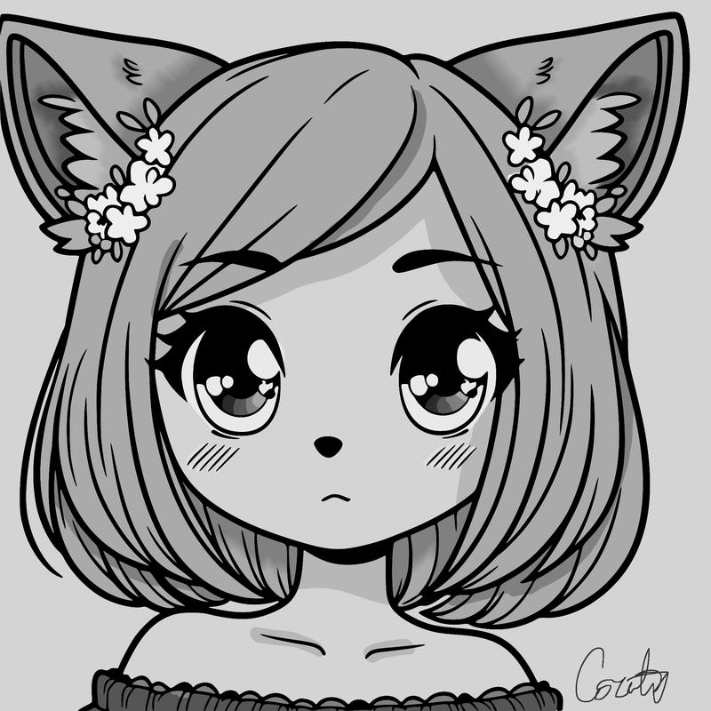 girl with fox ears