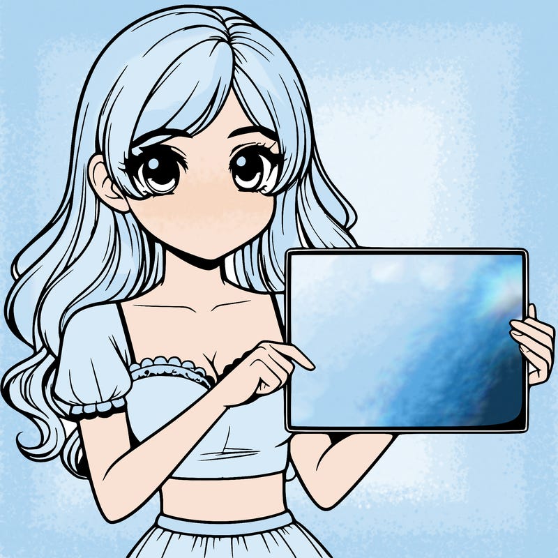 realistic pretty girl holding blank sign