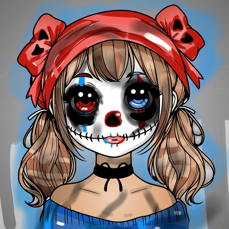 realistic girl halloween