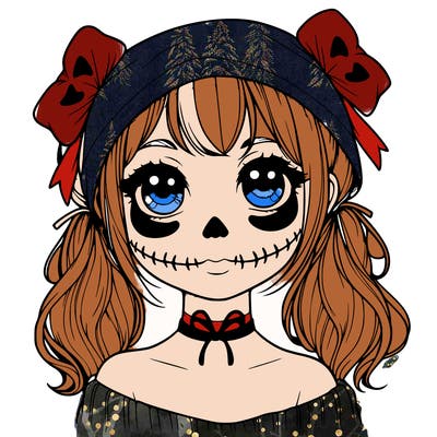 realistic girl halloween