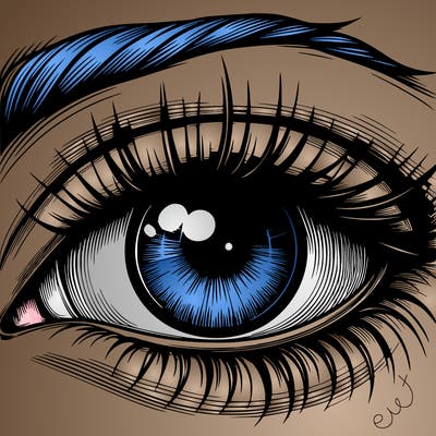 realistic eye