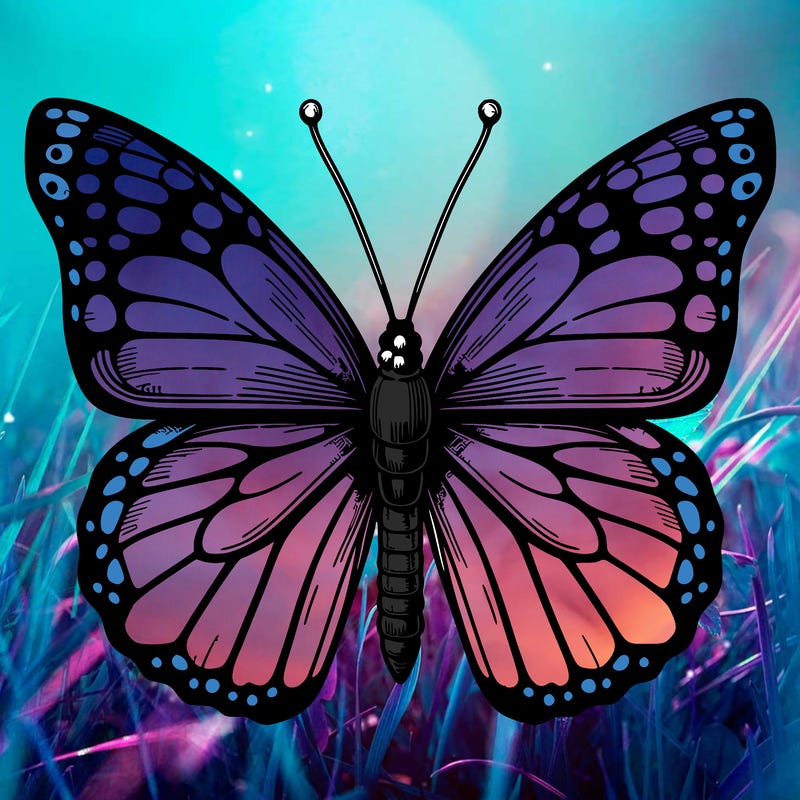 realistic butterfly
