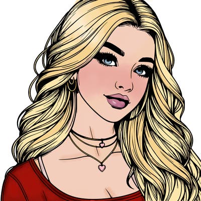 detailed realistic girl