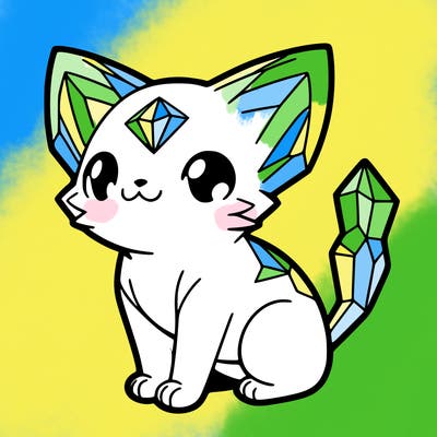 crystal kitten