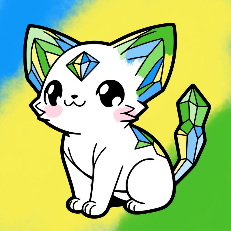 crystal kitten