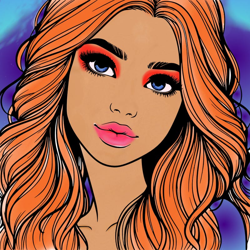 beautiful realistic girl