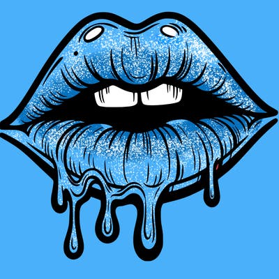 lips that look realistic and drip