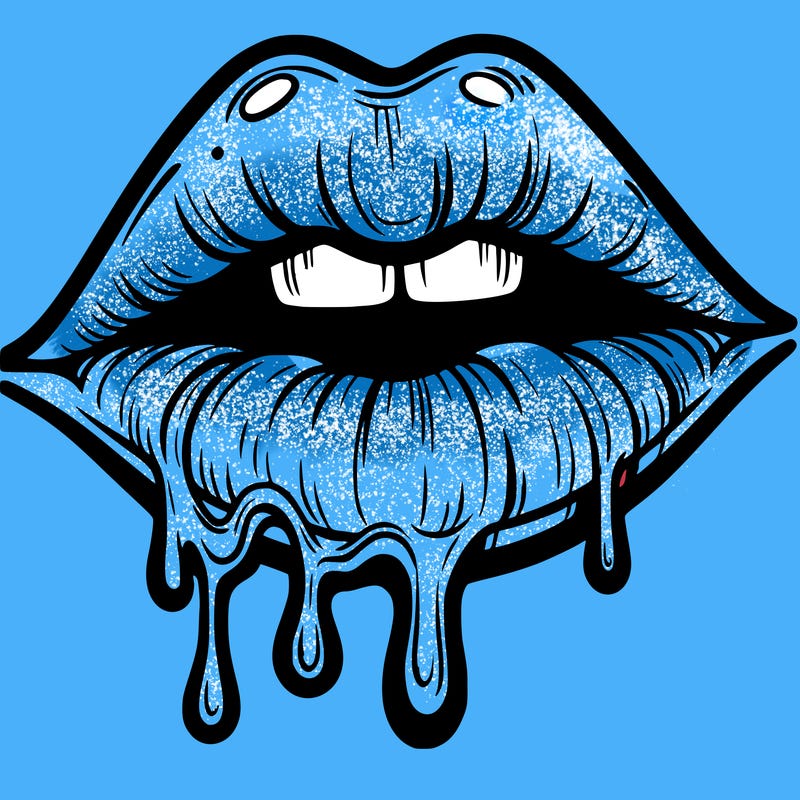 lips that look realistic and drip