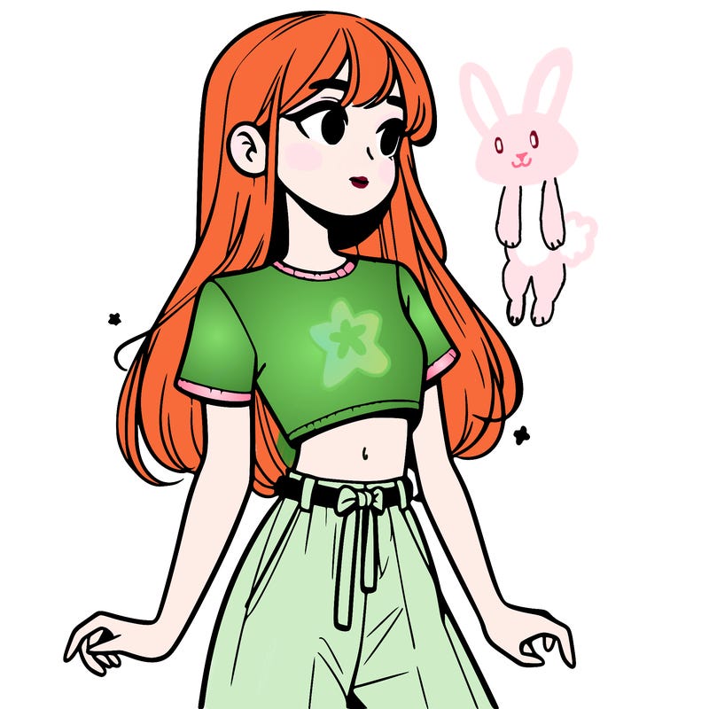 girl in a cute crop top