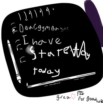 a blank sketch pad