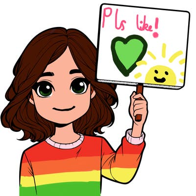 realistic girl holding up a sign