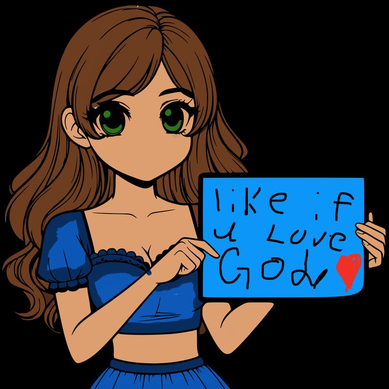 realistic pretty girl holding blank sign