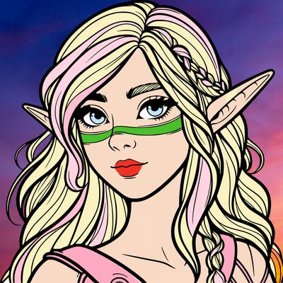 realistic elf girl
