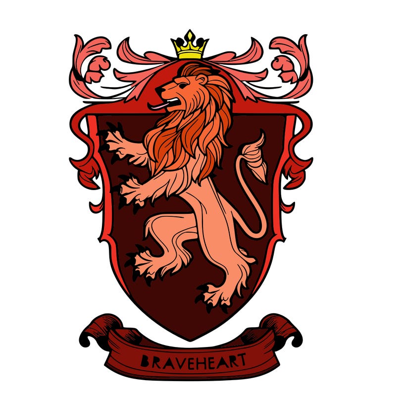 the gryffindor crest