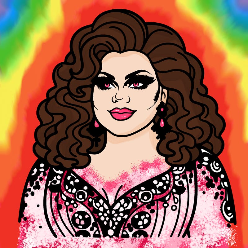 realistic plus size drag queen