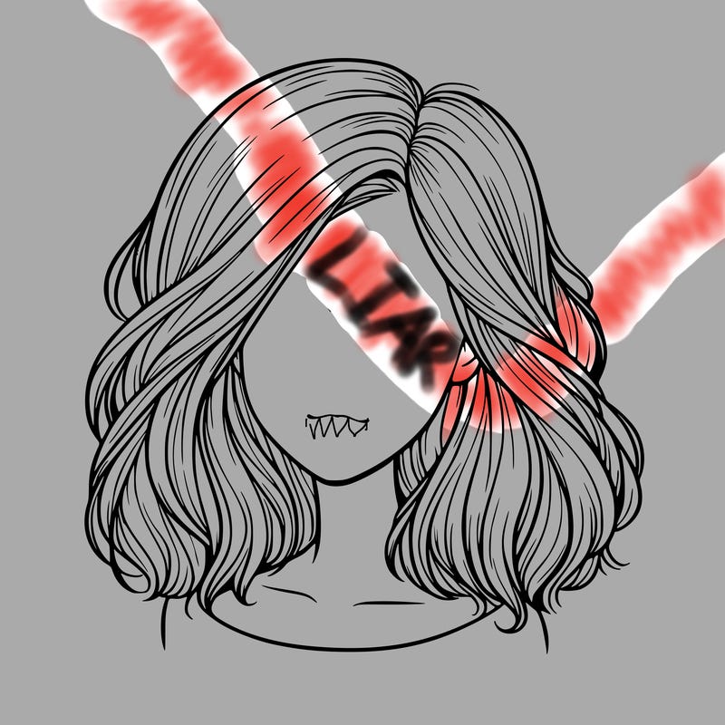 realistic girl with hair