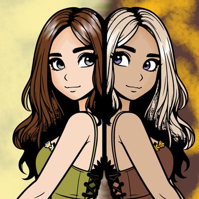 a realistic girl split