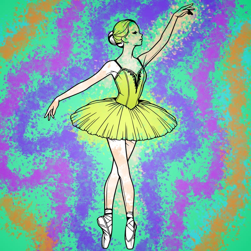 realistic ballerina