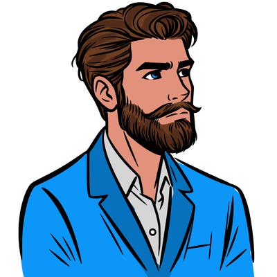 a man with a beard