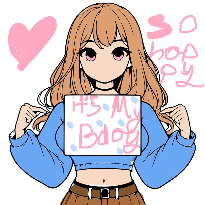 girl holding a blank sign in a long sleeve crop top