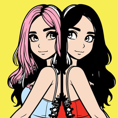 a realistic girl split